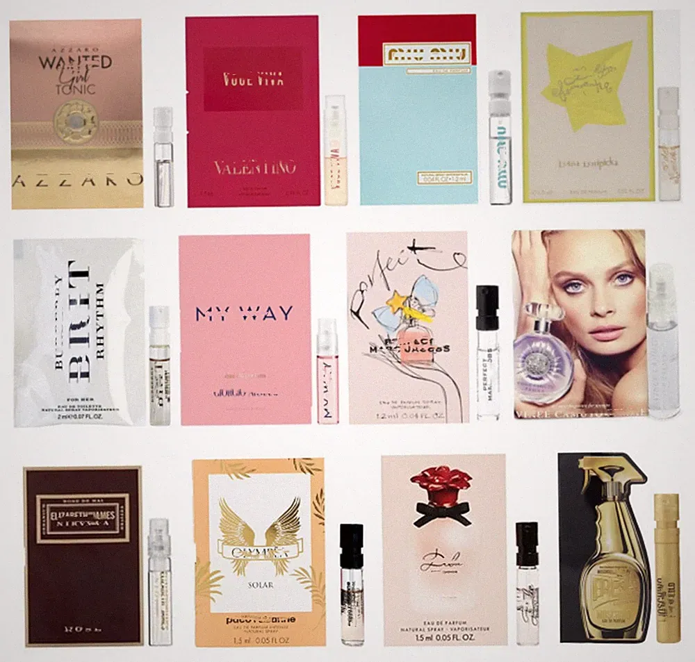 12 Women's Perfume Sample Vials