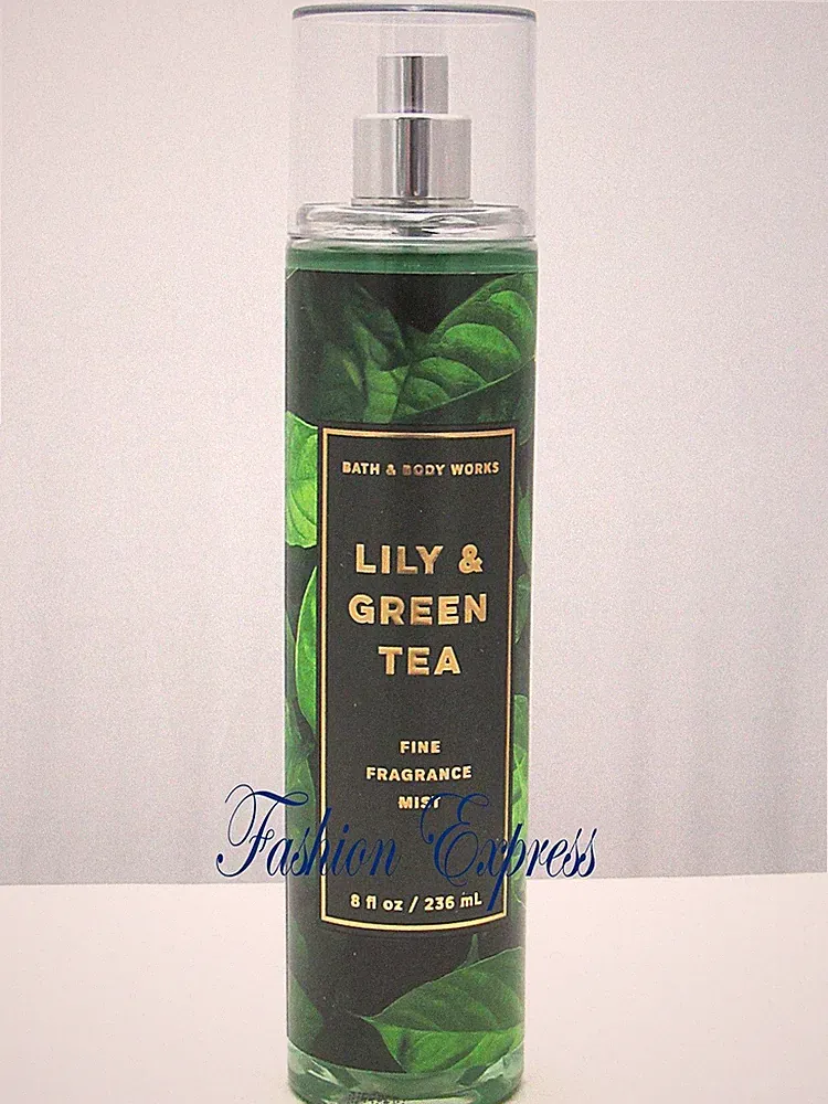 BATH & BODY WORKS LILY & GREEN TEA FRAGRANCE BODY MIST SPRAY 8 FL OZ