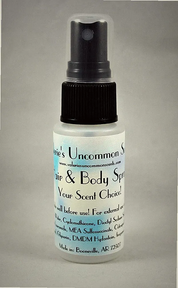 Green Apple scented HAIR & BODY PERFUME FRAGRANCE SPRAY MIST 1oz Sample