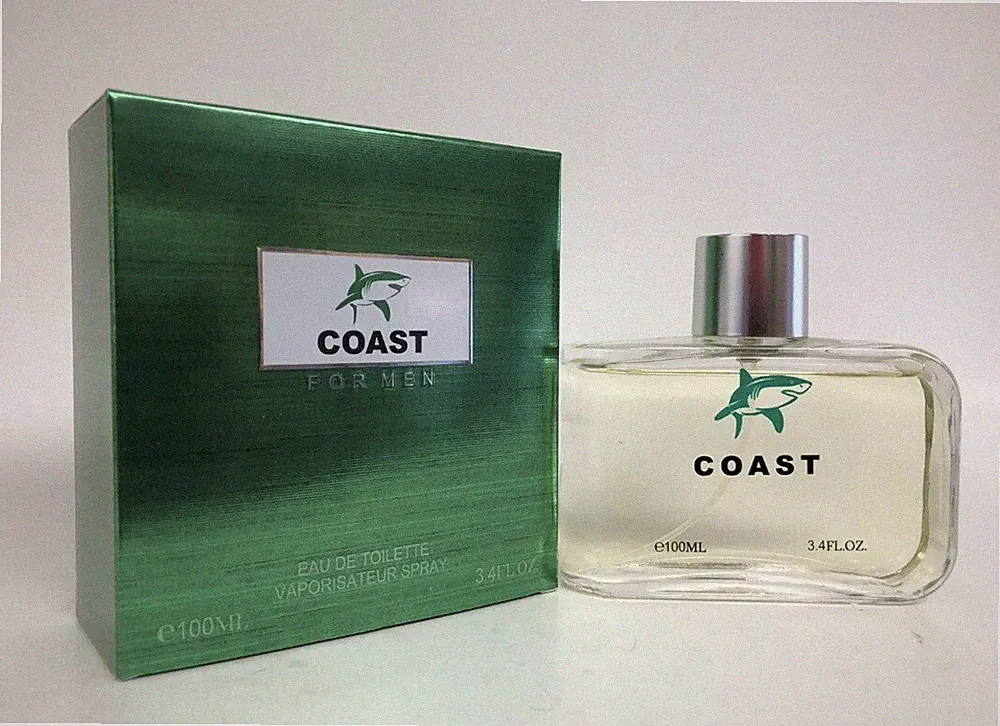 COAST GREEN MEN EAU DE COLOGNE TOILETTE PARFUM PERFUME 3.4 OZ