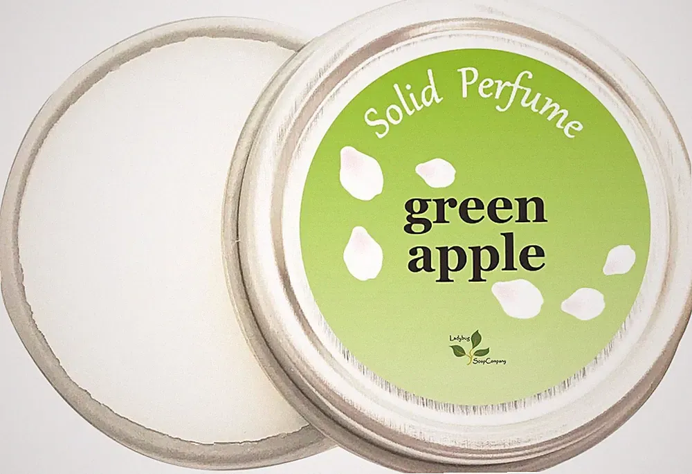 Crisp Green Solid Perfume – All Natural, Phthalate-Fragrance