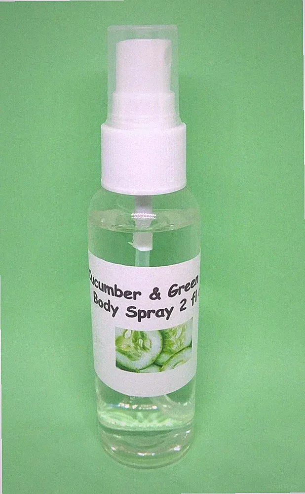 Cucumber & Green Tea scented HAIR & BODY PERFUME FRAGRANCE SPRAY MIST 2 oz