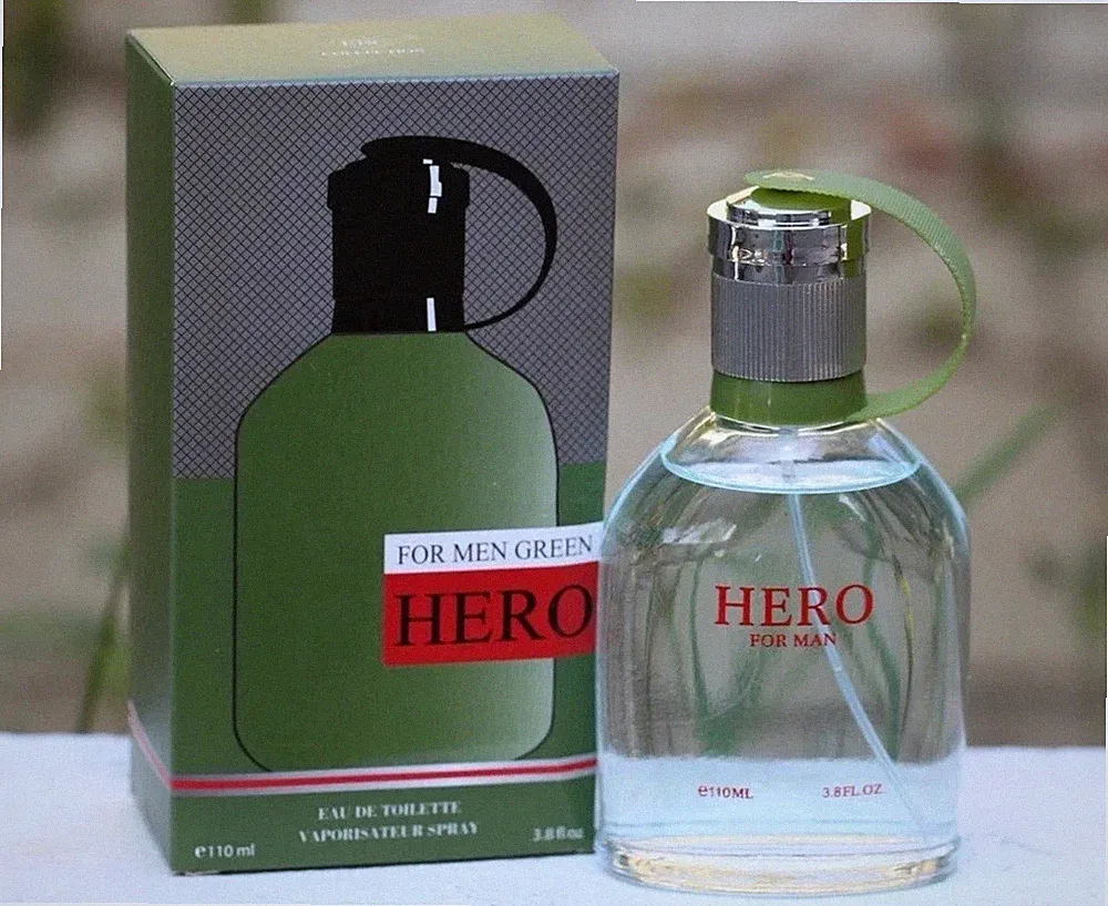 FOR MEN GREEN HERO EAU DE COLOGNE PARFUM PERFUME 3.4 OZ EBC COLLECTION
