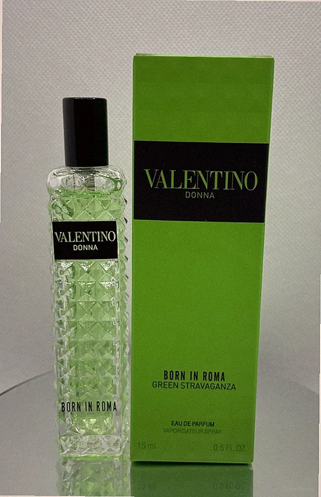 Green Stravaganza💚Donna Born In Roma Valentino .5oz/15ml Perfume Travel Spray