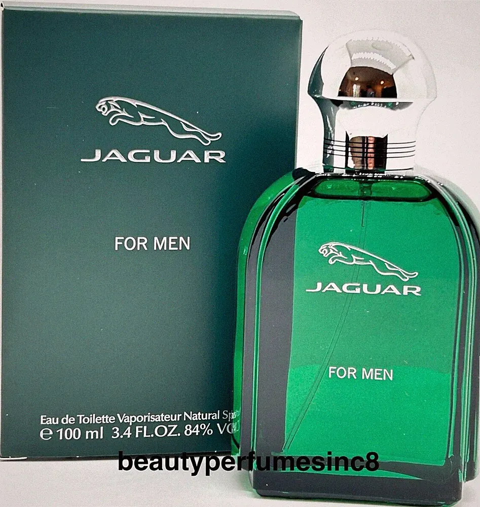 JAGUAR Green 3.4 oz EDT Perfume for Men New in Box