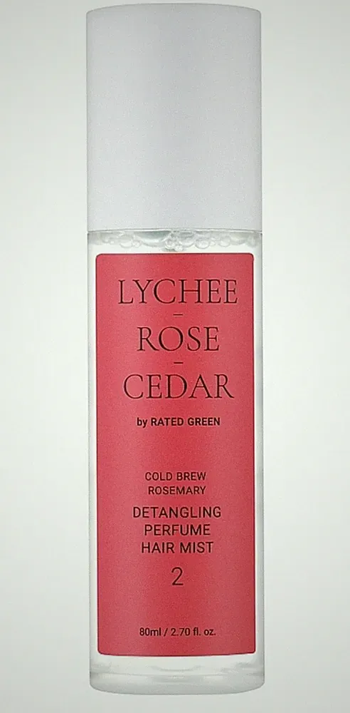 NIB RATED GREEN | Lychee Rose Cedar Detangling Perfume Hair Mist - 2.70 fl oz
